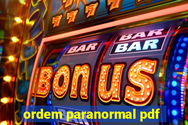 ordem paranormal pdf